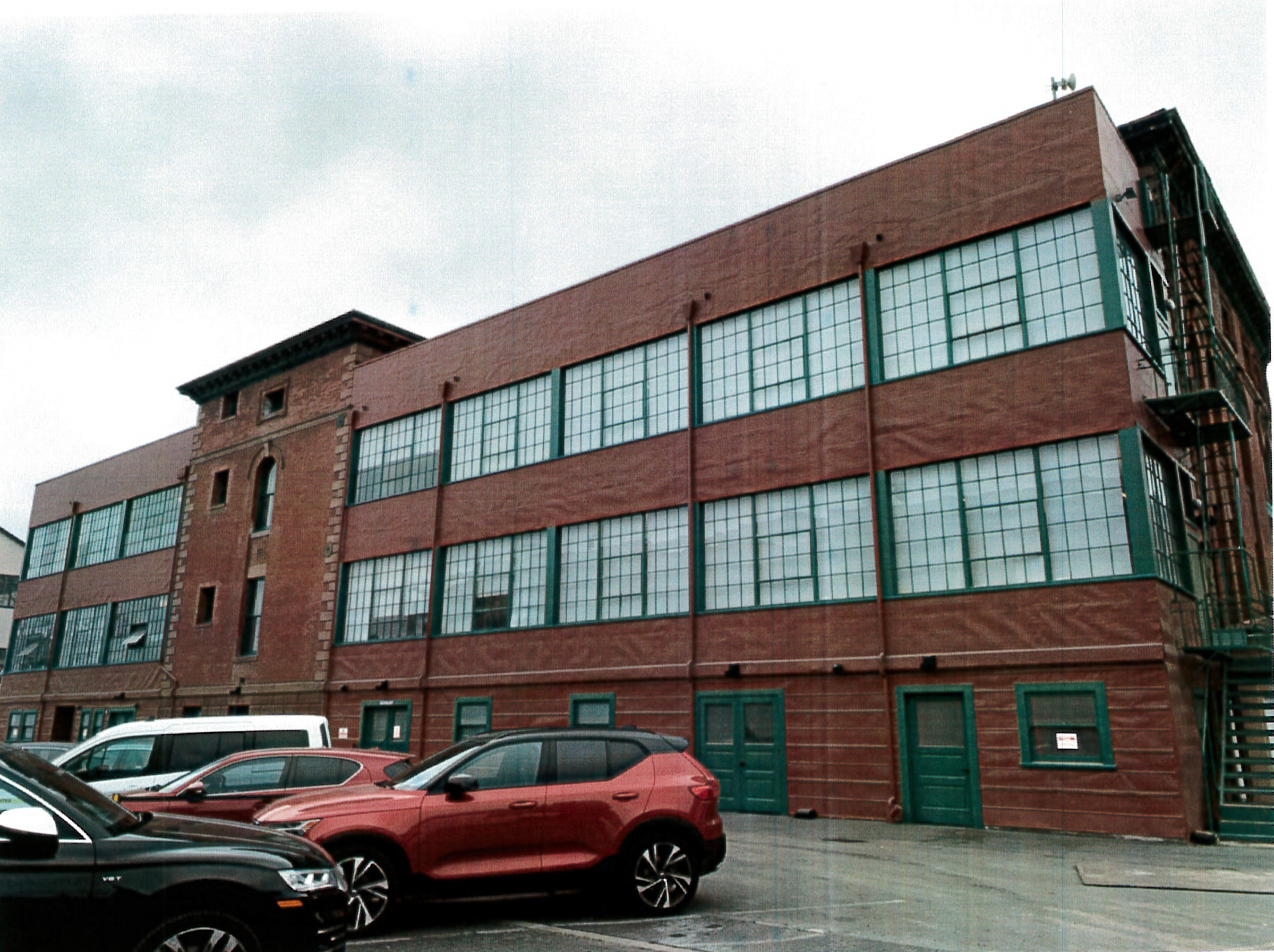 Rear view, north facade